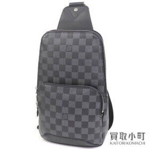 Louis Vuitton Avenue Sling Bag Damier Infini Leather Metallic Crossbody Shoulder